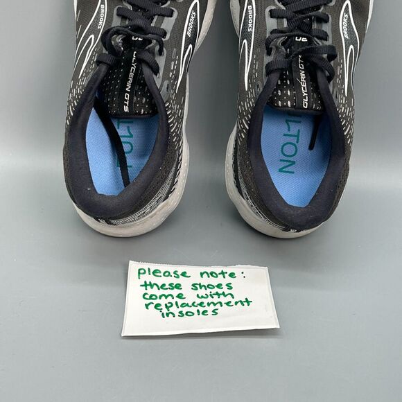 Brooks Glycerin 20 Women's 10 Black Athletic Shoes Lace Up Low Top Sneakers - Picture 10 of 11